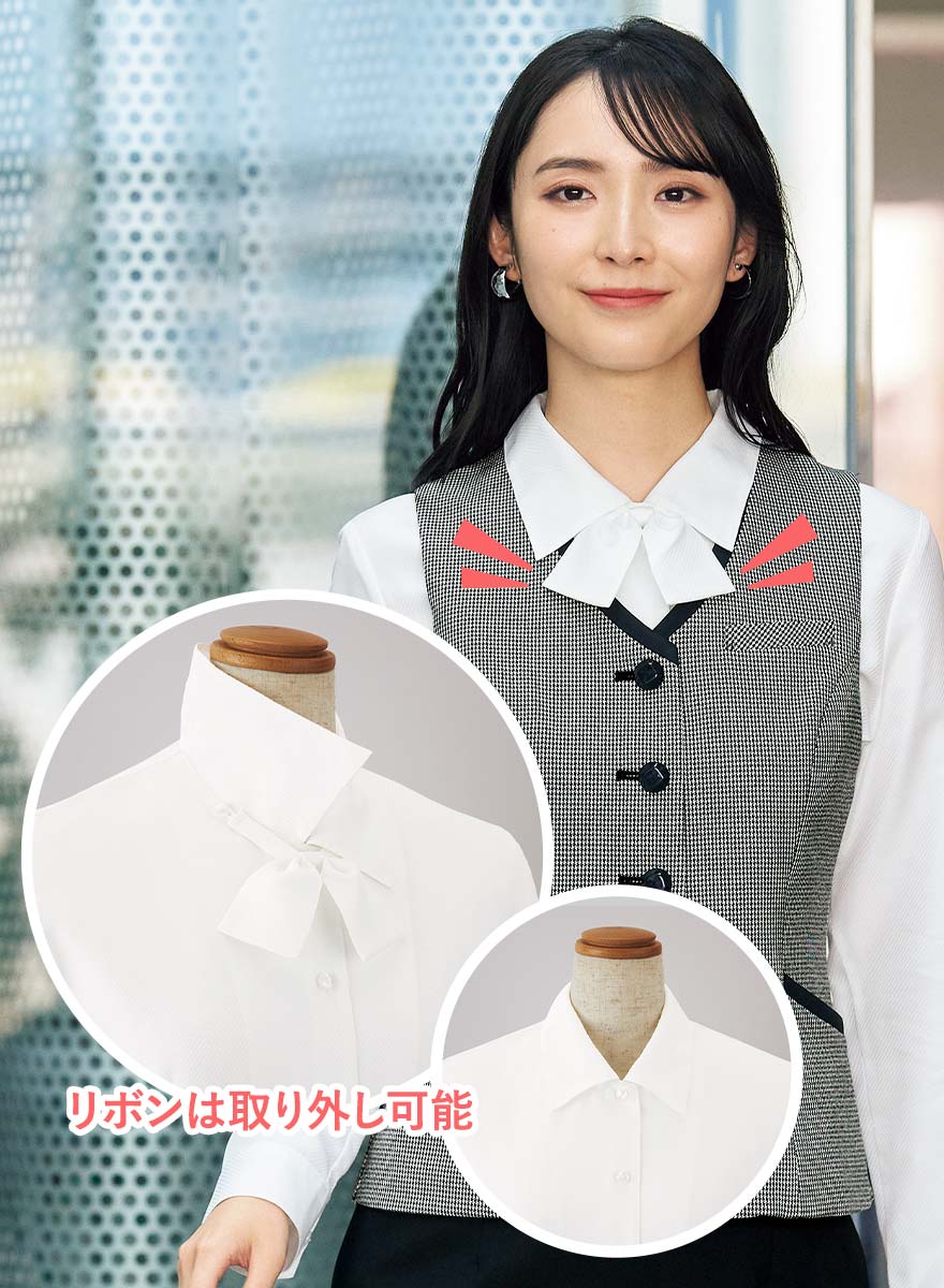 長袖ブラウス 01250 (アンジョア)商品画像2