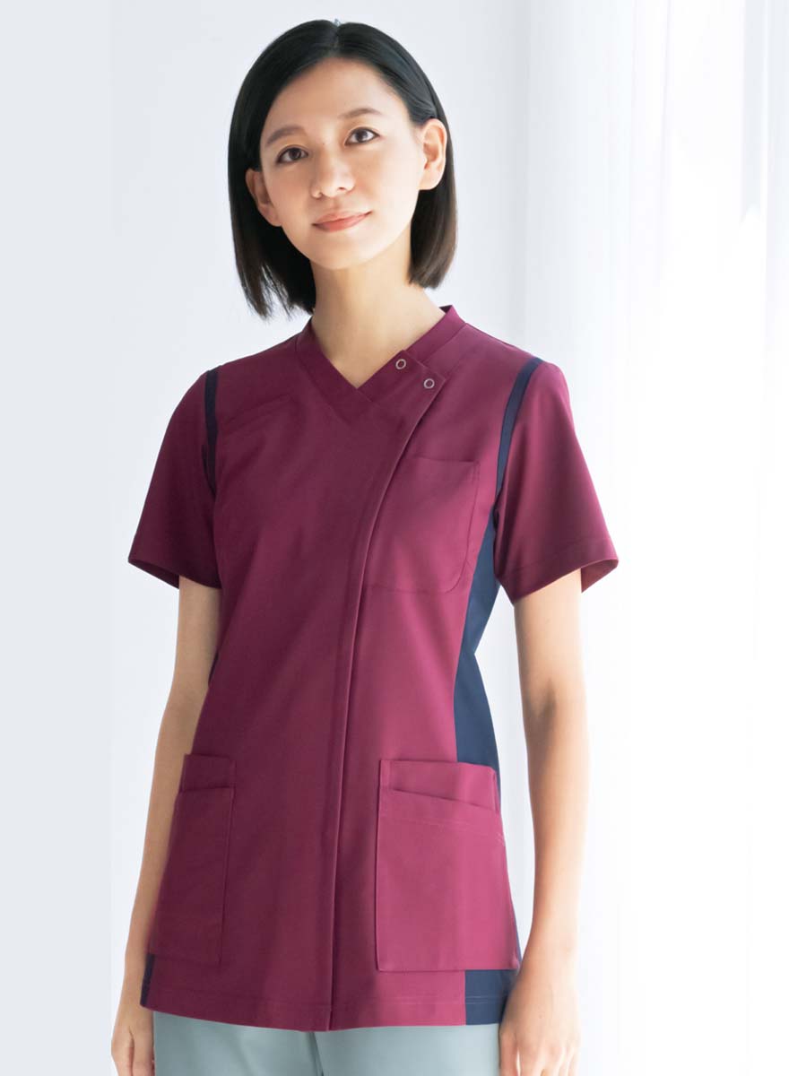スクラブージップアップ(レディース) 972 (KAZEN)商品画像1