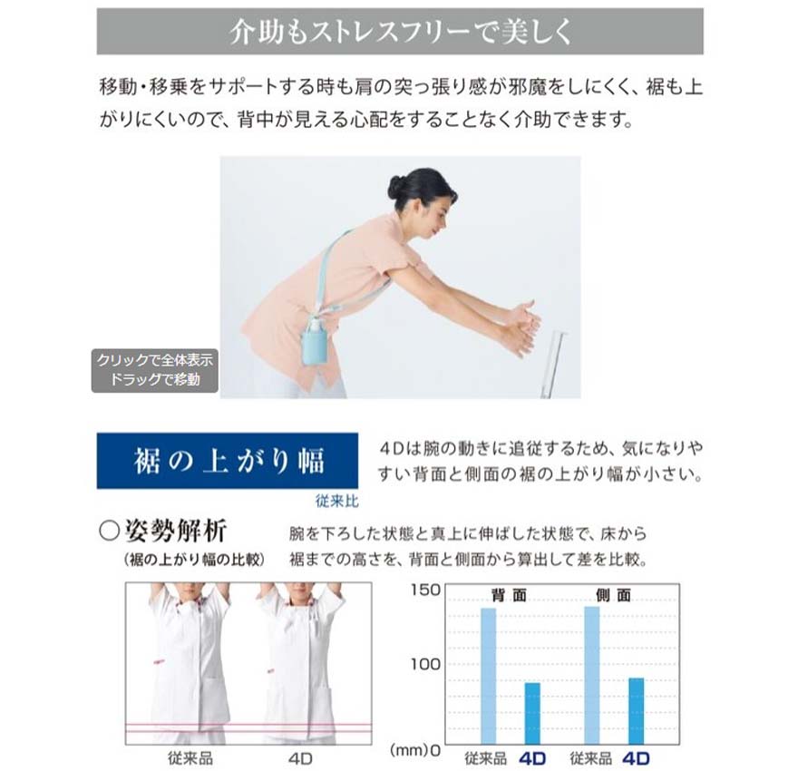 スクラブージップアップ(レディース) 993 (KAZEN)商品画像13