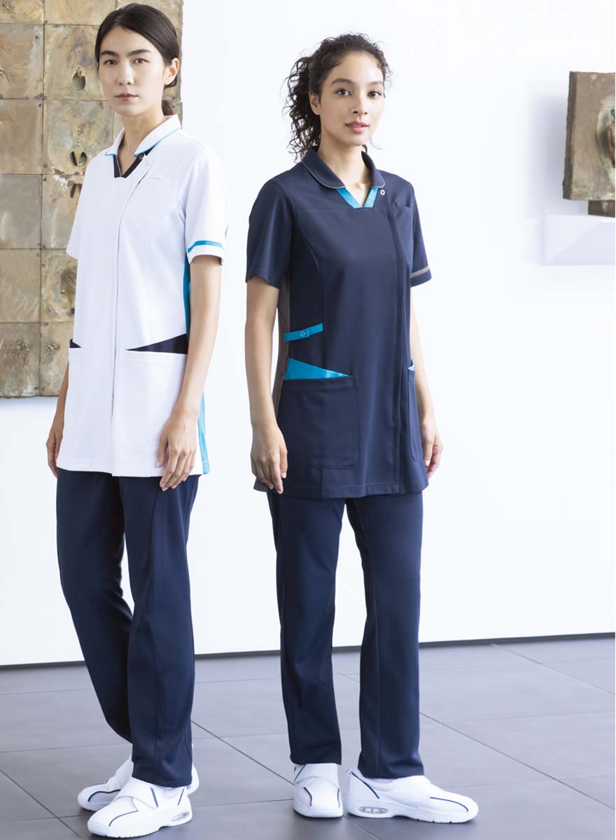 スクラブージップアップ(レディース) 996 (KAZEN)商品画像3