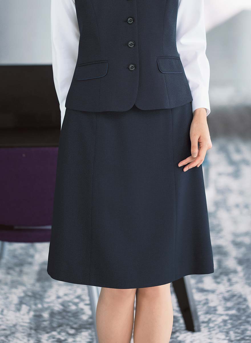 Aラインスカート AS2338 (ボンオフィス)｜会社の制服通販【Cue!(キュー