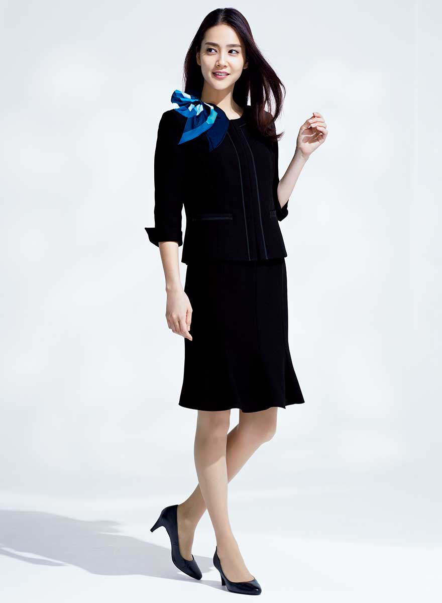 マーメイドラインスカート ESS469 (ENJOY Noir)商品画像4