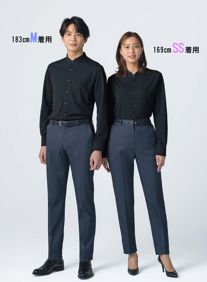 長袖シャツ(男女兼用) S-3732 (セロリー)商品画像2