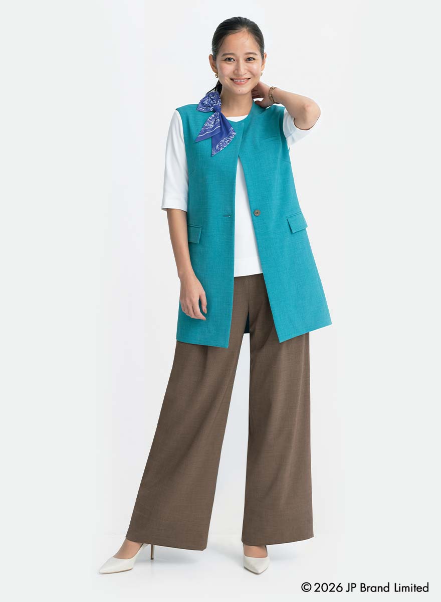 ロングベスト S-7033 (セロリー)商品画像3