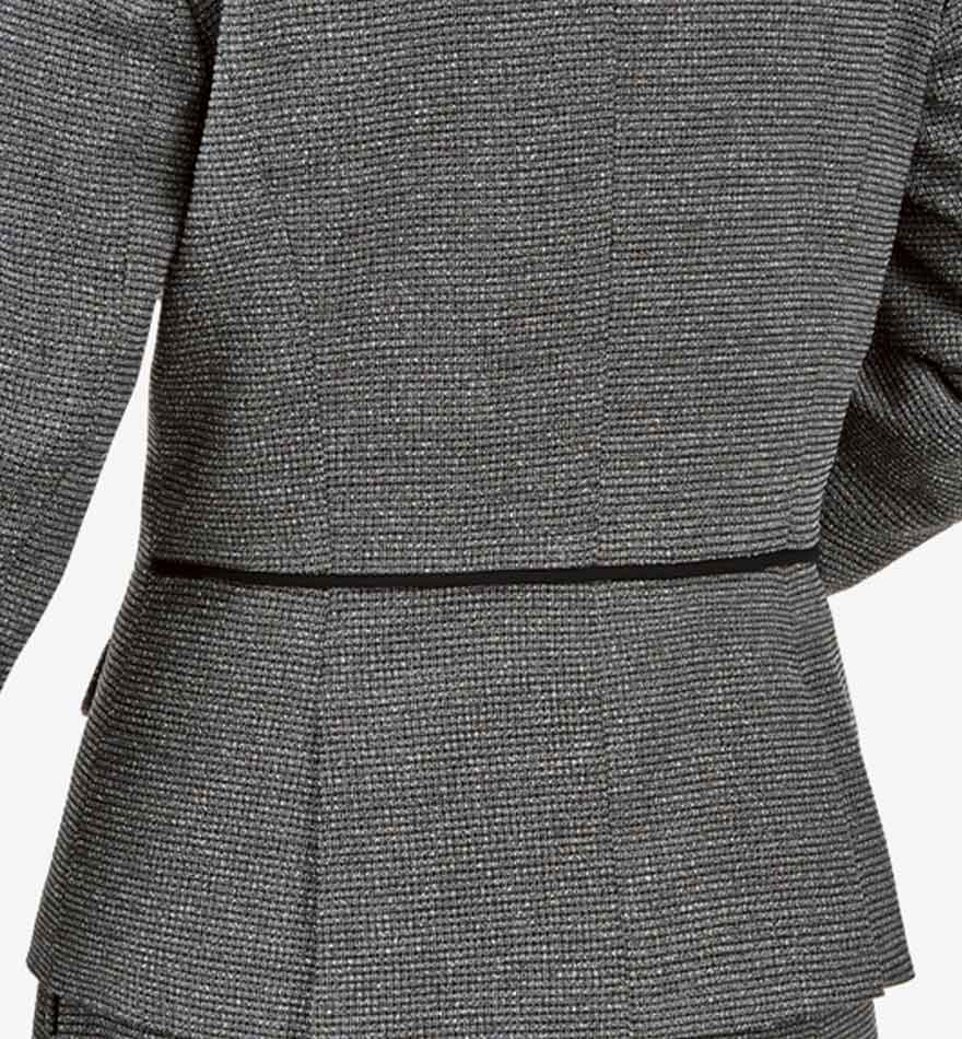 プリーツからのぞくブラックのアクセントが効いたジャケット＋プリーツスカートセット - AJ0281/AS2335商品画像6