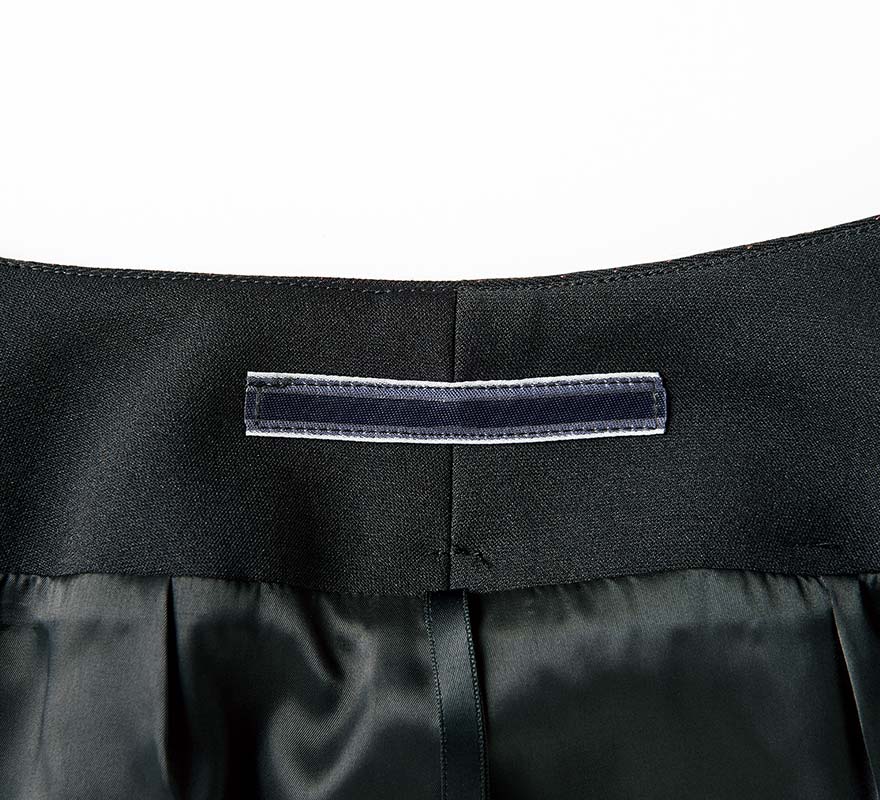 飾りフラップ付きポケットが上品な女性らしさプラスするベスト+スカートセット - WN50V/WN50S商品画像6