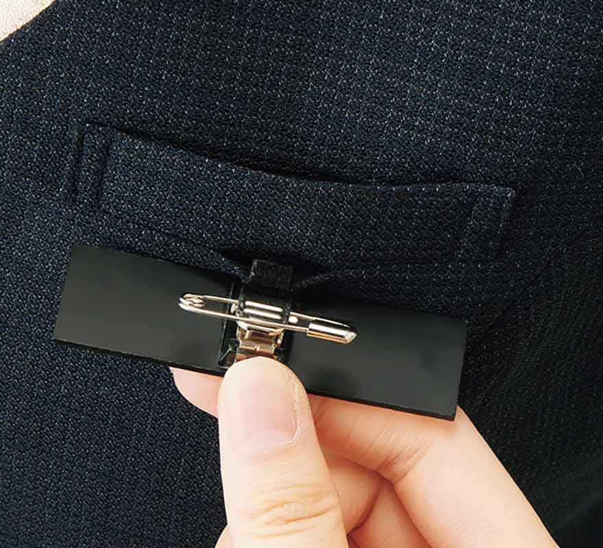 端正な織柄が上品なチェック柄ベスト+スカートセット - SA600V/SA607S商品画像7
