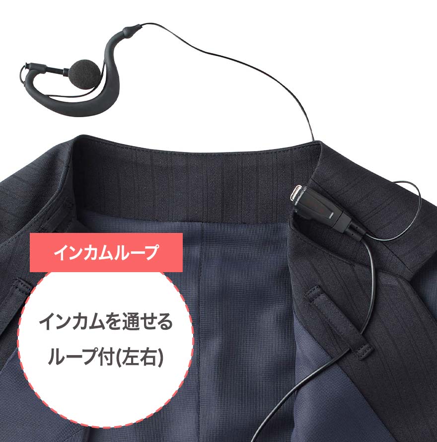 華やかペプラムデザインをマニッシュに着こなすベスト+パンツセット - EAV1010/EAL1014商品画像6