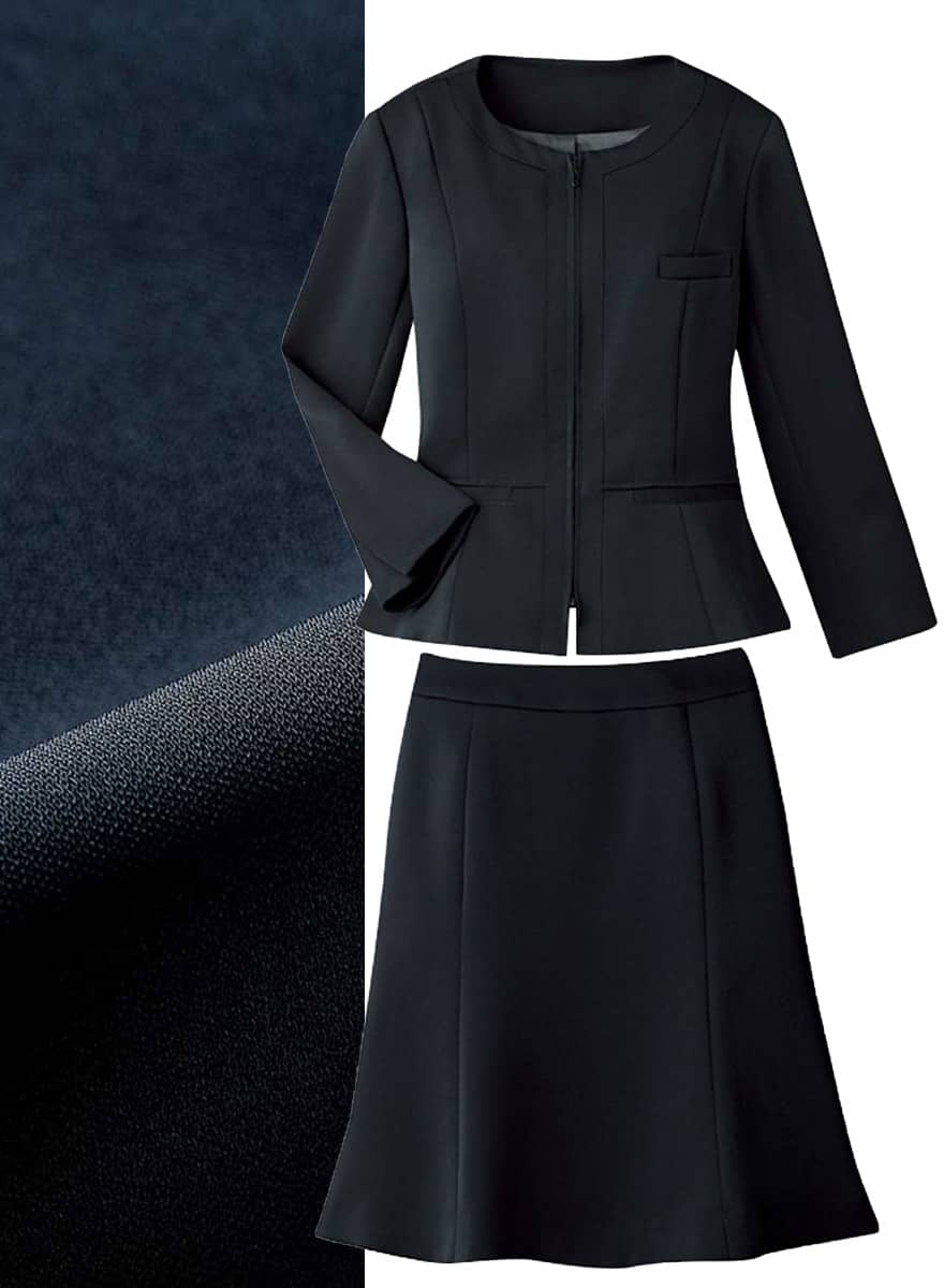 気品と華やかさを兼ね備えたペプラムジャケット+スカートのセットアップ - 9168/9009商品画像8