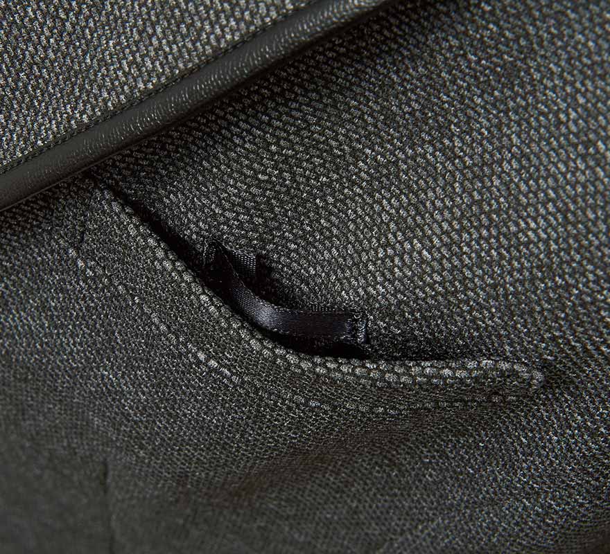 上質感が漂うこだわり杢グレーのジャケット+スカートセット - 9186/9858商品画像6