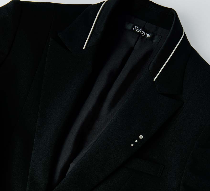 カンタン裾上げ仕様のストレートパンツでスタイリッシュに決まるジャケット+パンツセット - S-2505/S-5127商品画像2